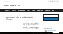 Desktop Screenshot of modelo-carta.com